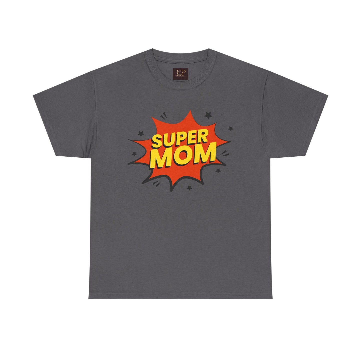 Super Mom Unisex Heavy Cotton Tee - Perfect Gift for Mother's Day