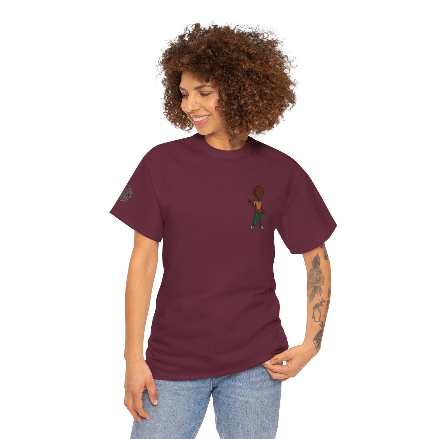 Mini Guitarist Tee — Cute Retro Kid Playing Guitar Graphic T-Shirt