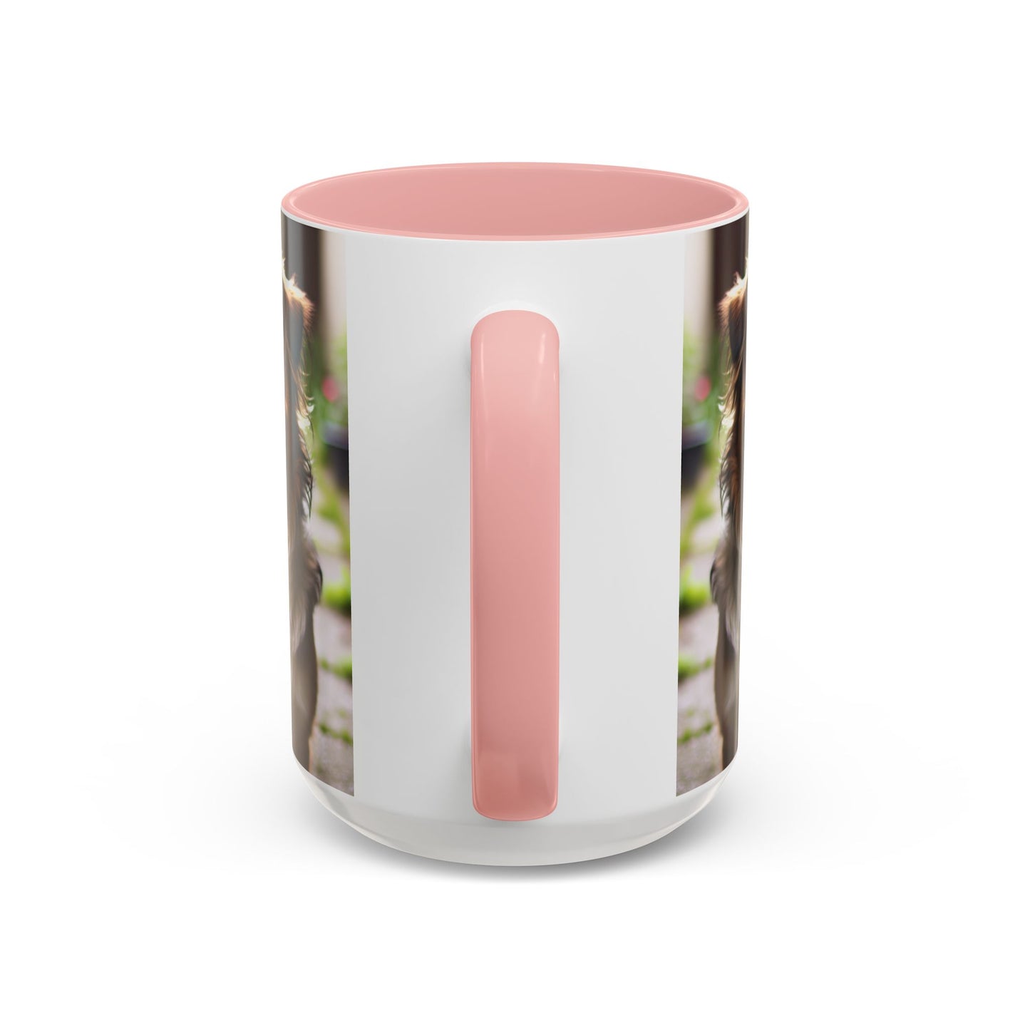 Happy Dog Graphic Accent Coffee Mug | Perfect for Pet Lovers