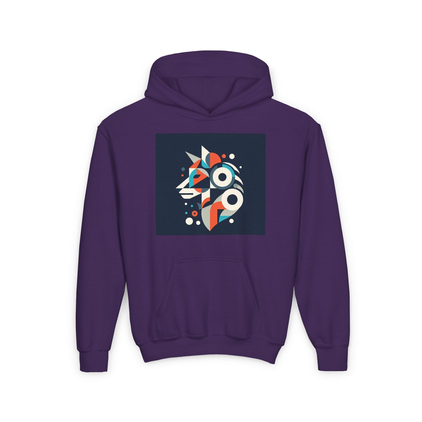 Youth Artistic Abstract Hoodie for Creative Minds