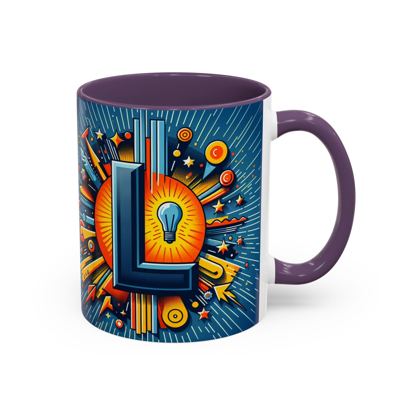 Creative Light Bulb Accent Coffee Mug – Perfect Gift for Innovators