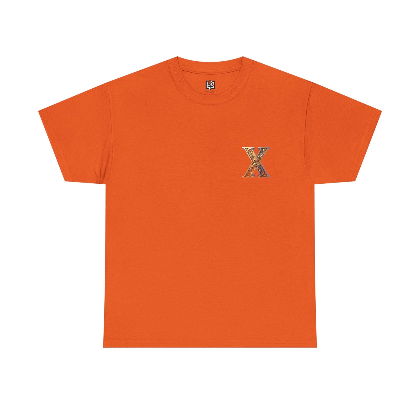 Unisex Heavy Cotton Tee - Stylish 'X' Graphic Shirt for Everyday Wear