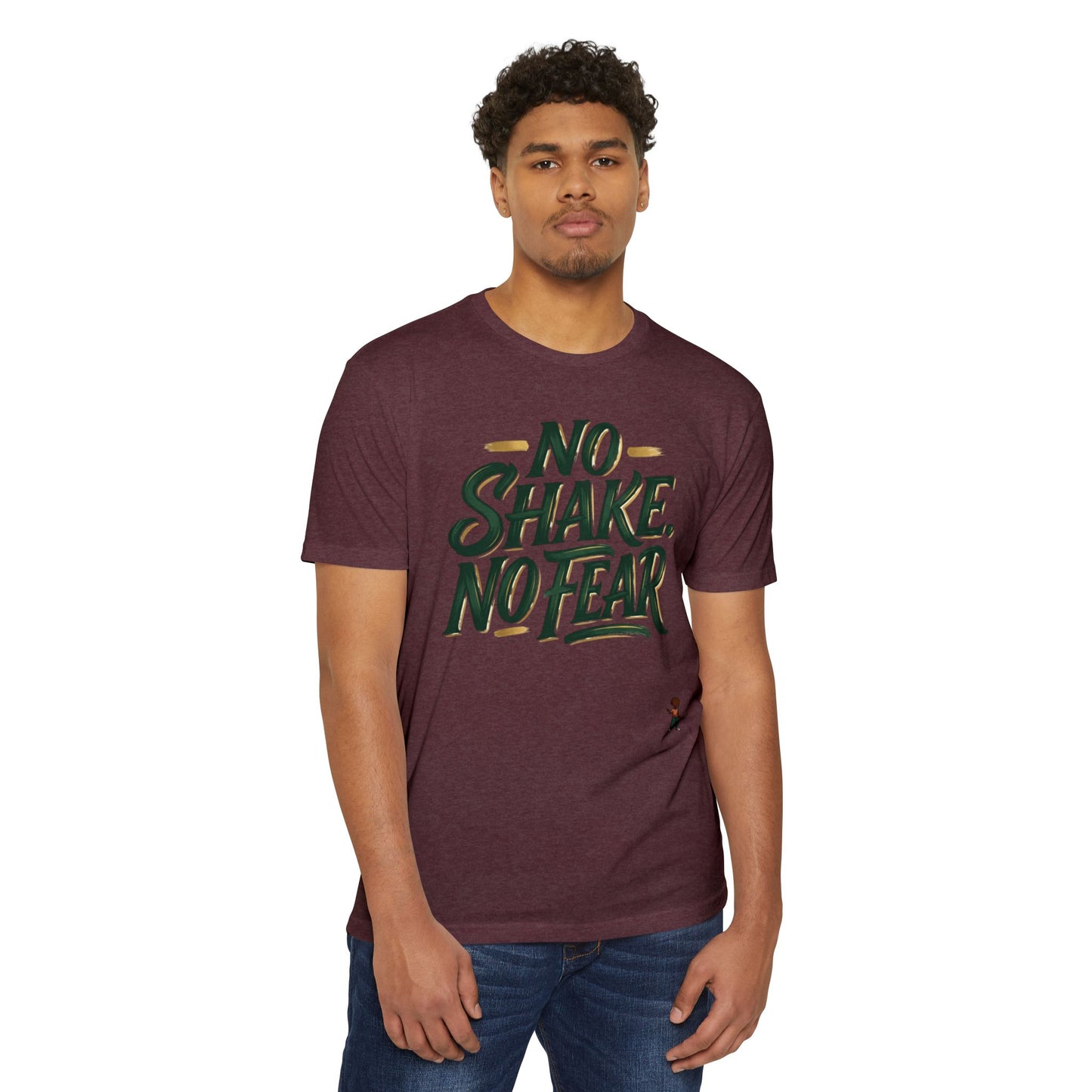 No Shake No Fear T-Shirt — Motivational Casual Tee