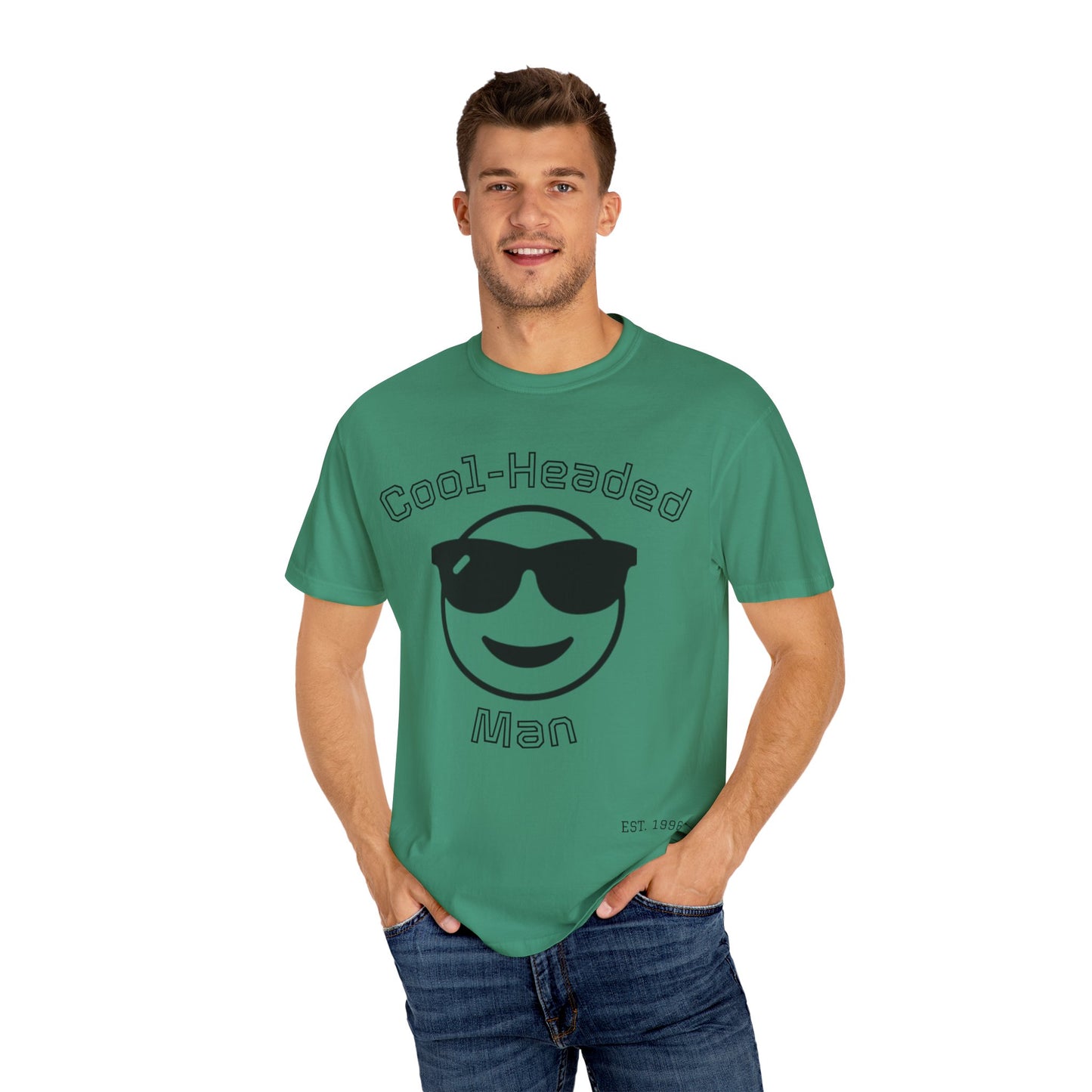 Cool-Headed Unisex T-Shirt, Funny Graphic Tee for Men, Cool Guy Gift, Summer Outfit, Casual Wear, Birthday Presents