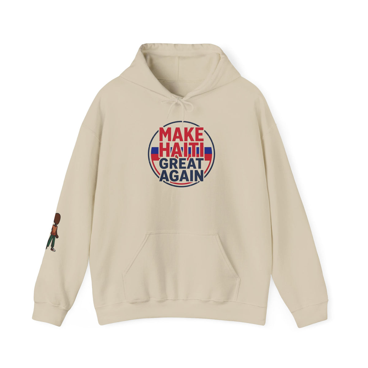 Hoodie - "Make Haiti Great Again" Political Solidarity Pullover