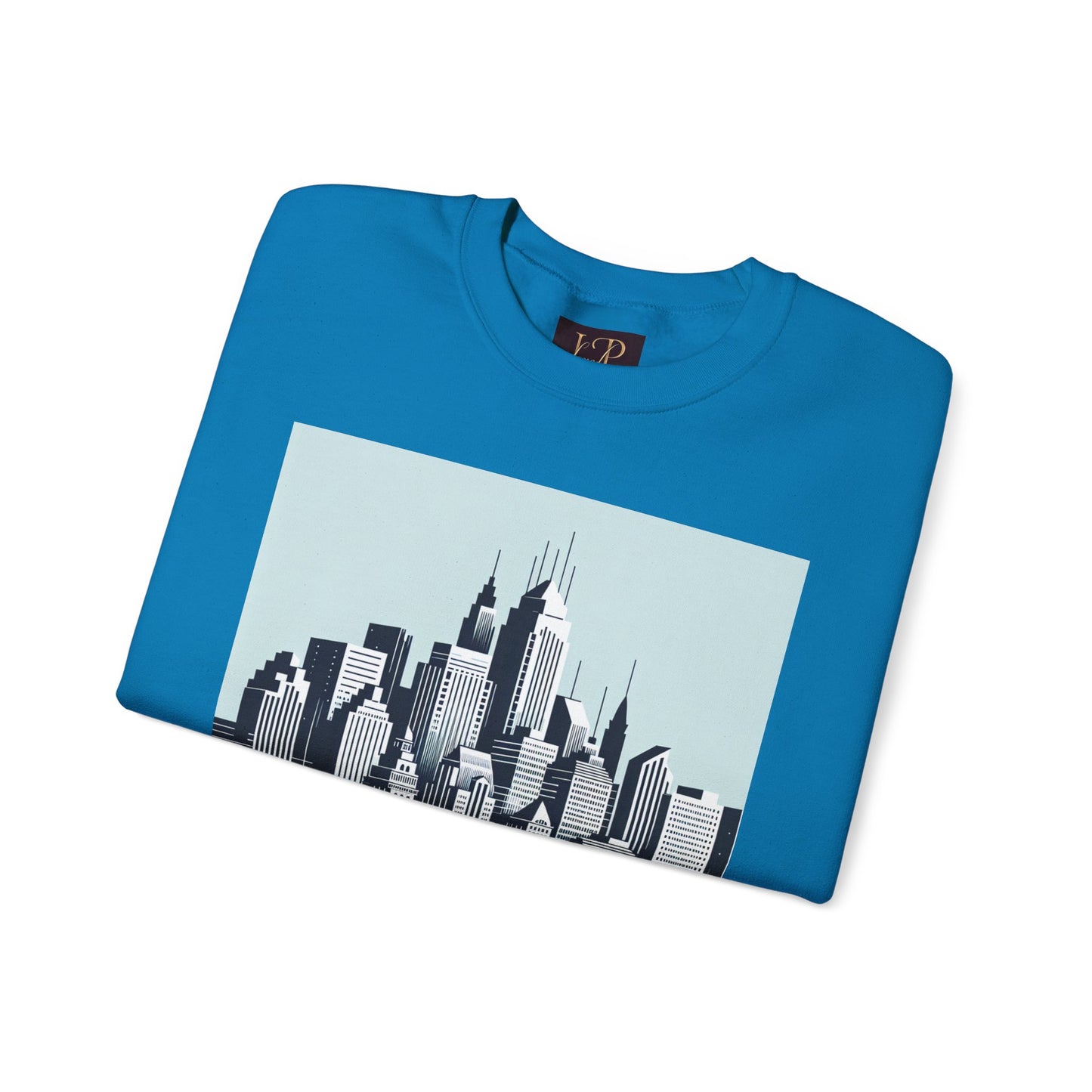 Cityscape Unisex Heavy Blend™ Crewneck Sweatshirt - Cozy Urban Vibes