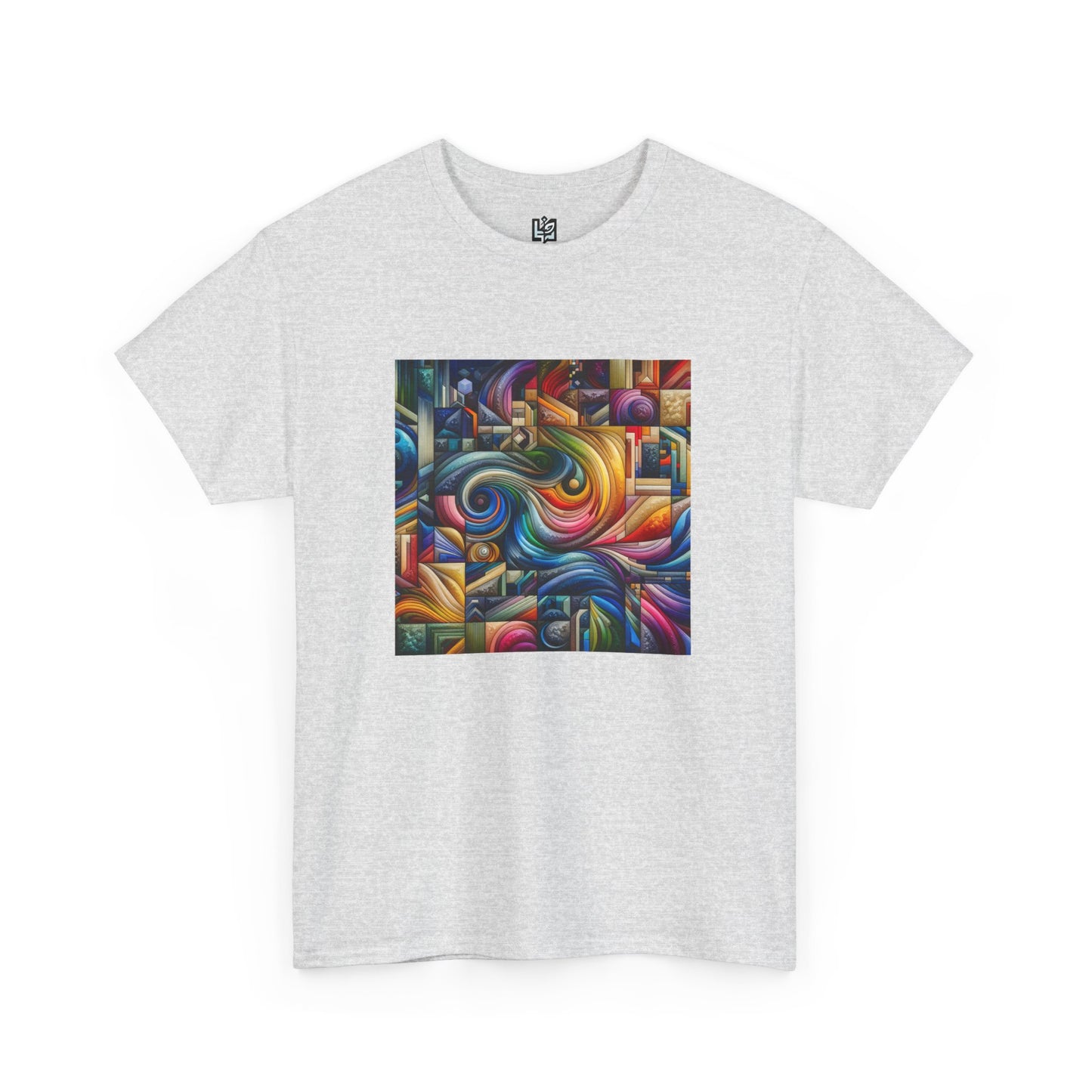 Vibrant Abstract Art Unisex Heavy Cotton Tee