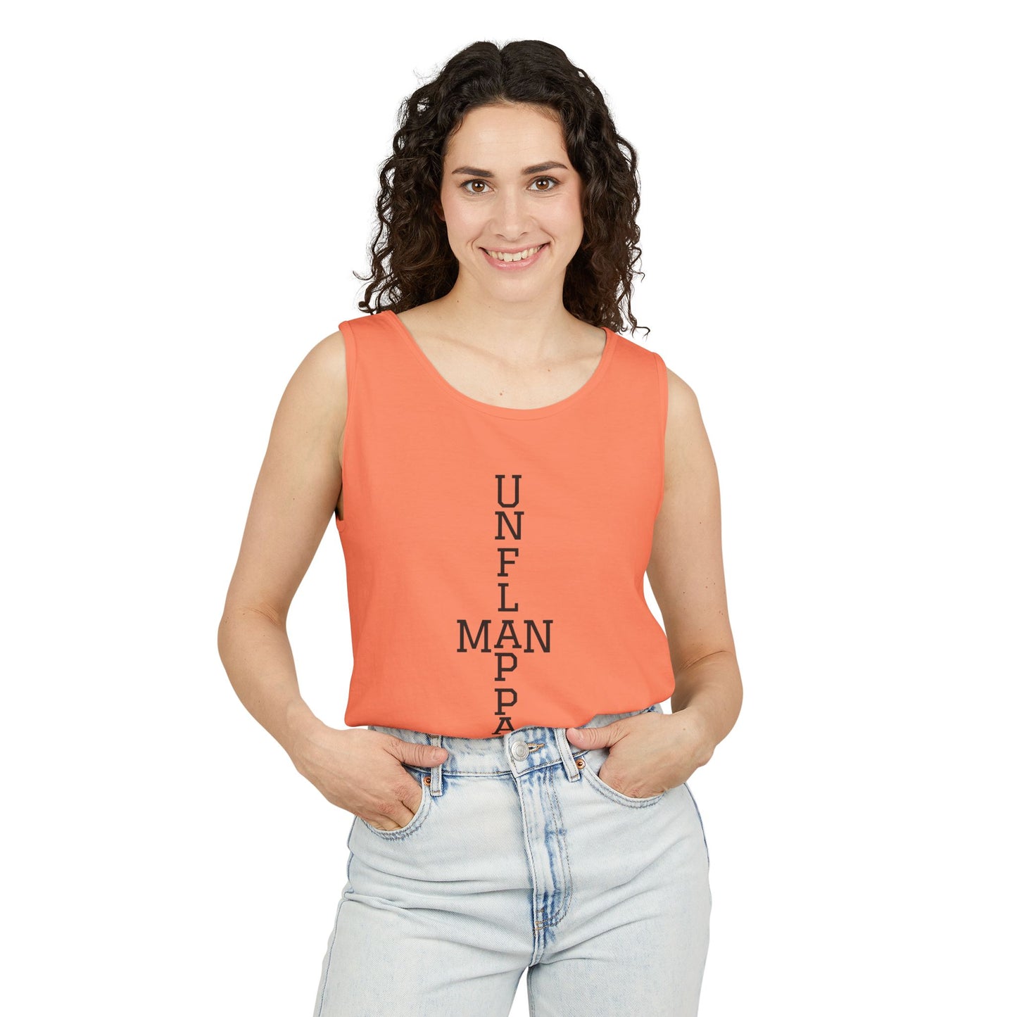 Unisex Inspirational Tank Top - Unflappable, Summer Apparel, Vacation Wear, Casual Gift, Fitness Gear