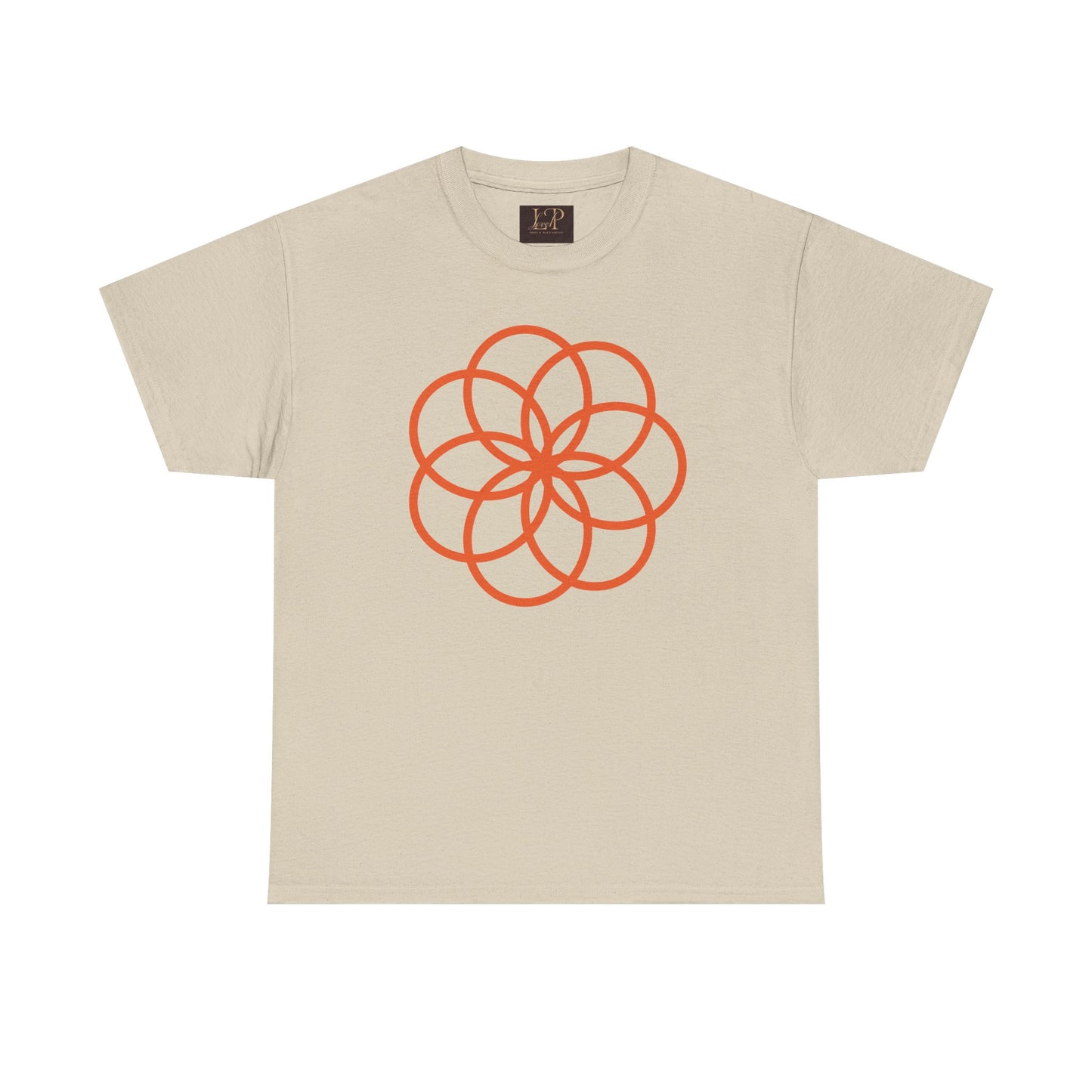 Flower Power Unisex Heavy Cotton Tee - Casual Graphic Shirt for Everyday Wear