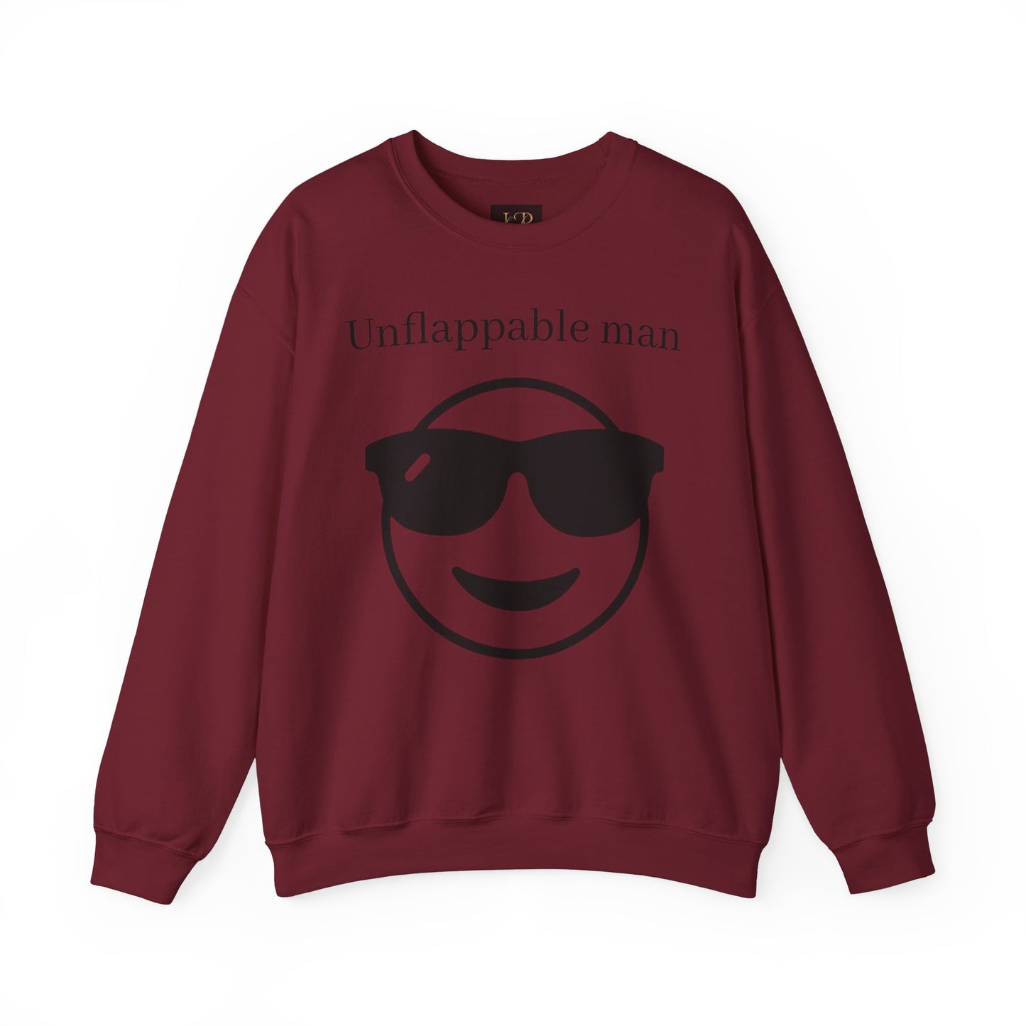 Unflappable Man Crewneck Sweatshirt - Cool & Comfortable Apparel