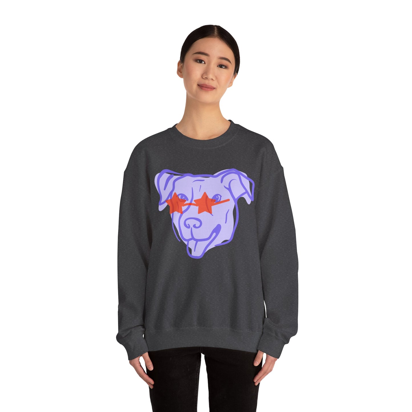 Cool Dog Crewneck Sweatshirt | Unisex Heavy Blend™ | Perfect Gift for Pet Lovers