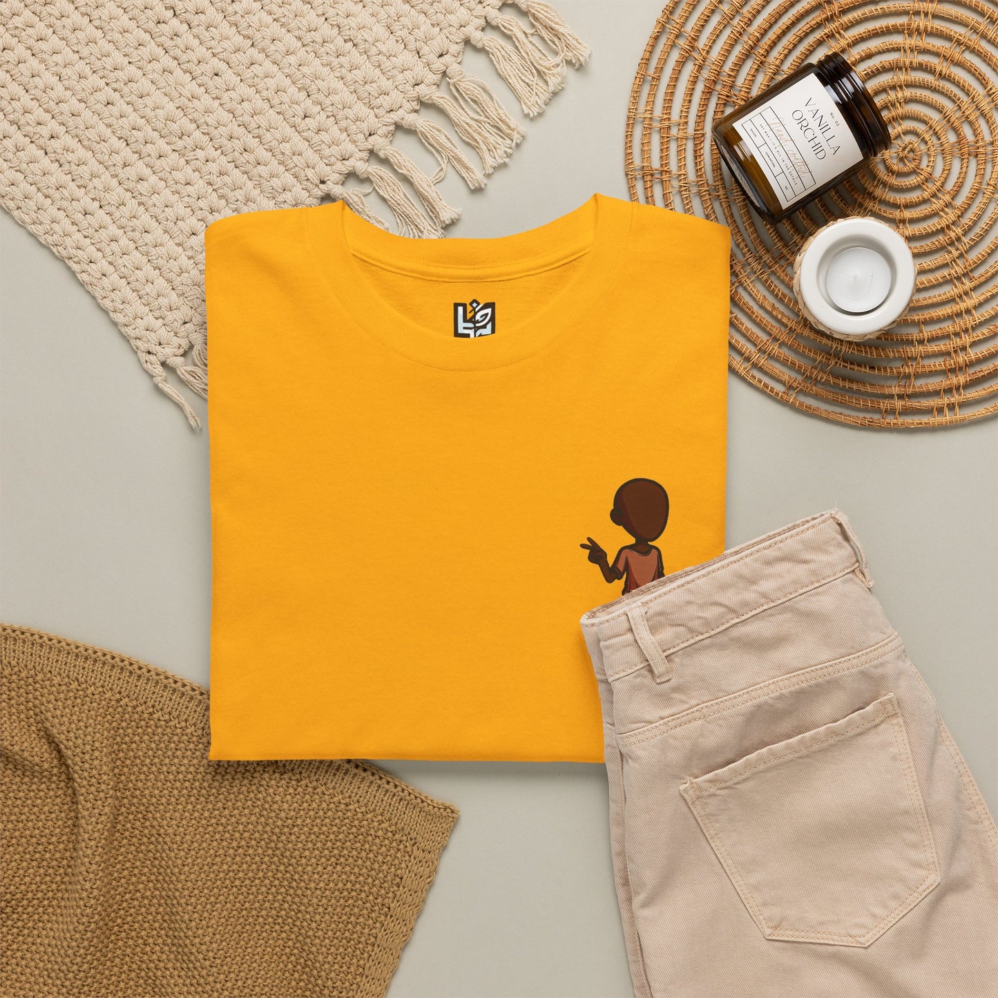 Mini Guitarist Tee — Cute Retro Kid Playing Guitar Graphic T-Shirt