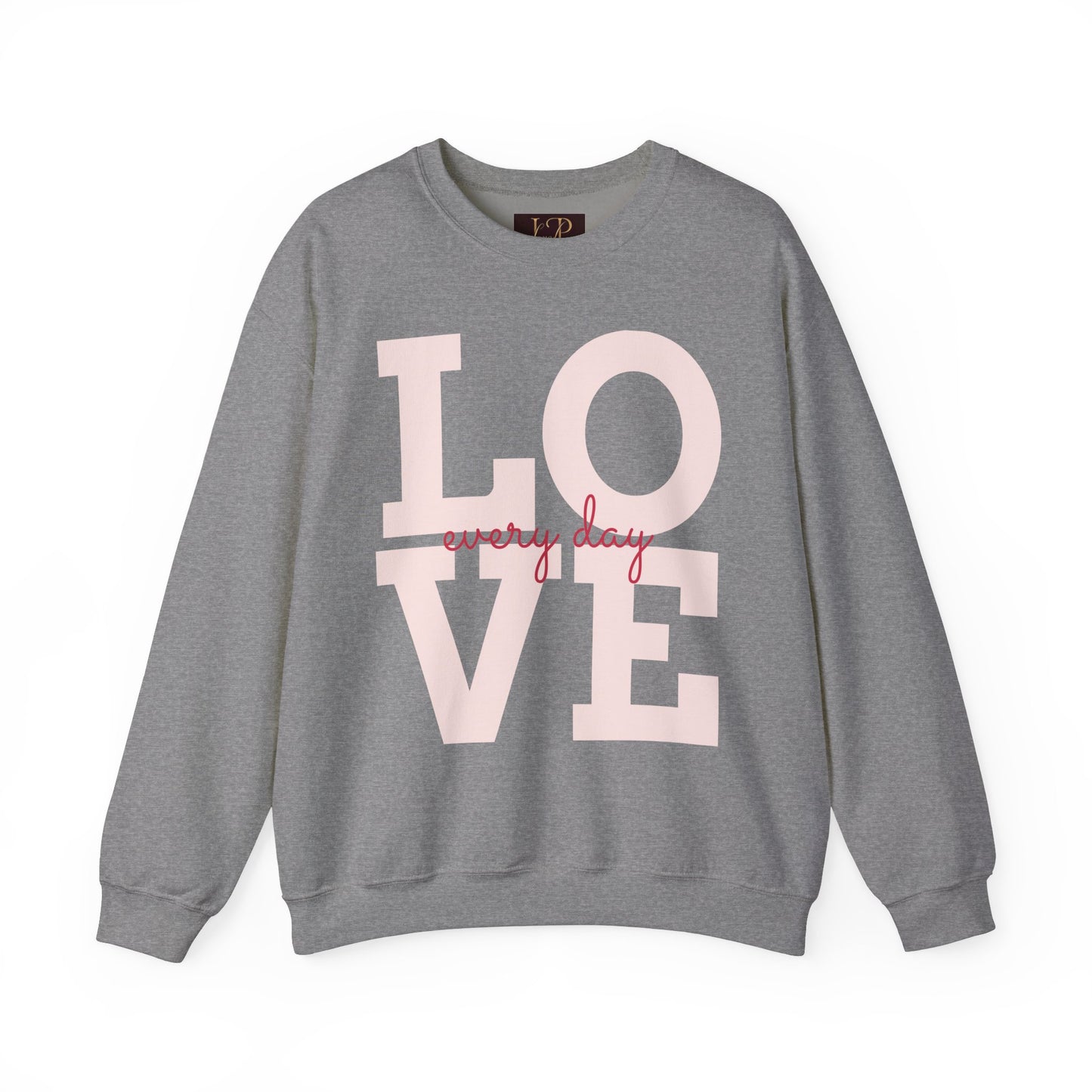 Love Every Day Unisex Crewneck Sweatshirt