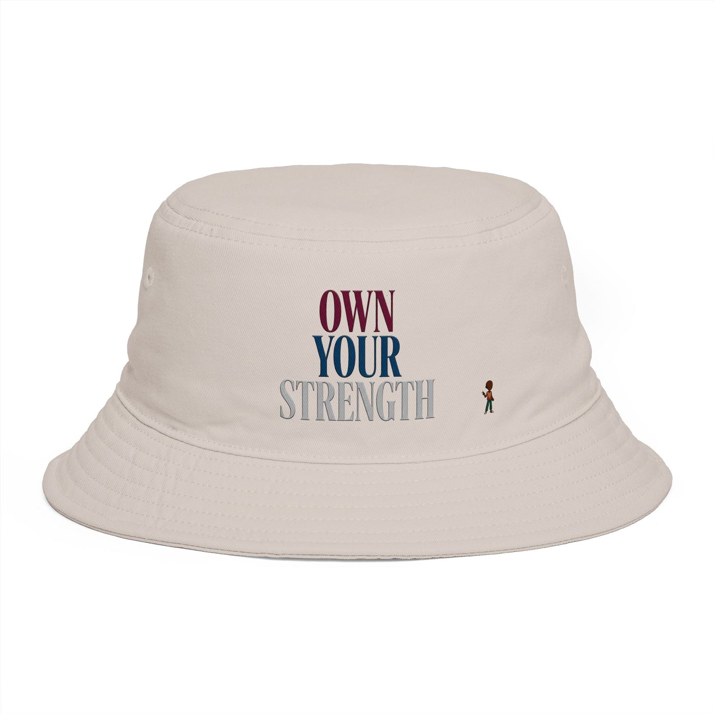 Own Your Strength Bucket Hat — Empowerment Embroidered Sun Hat