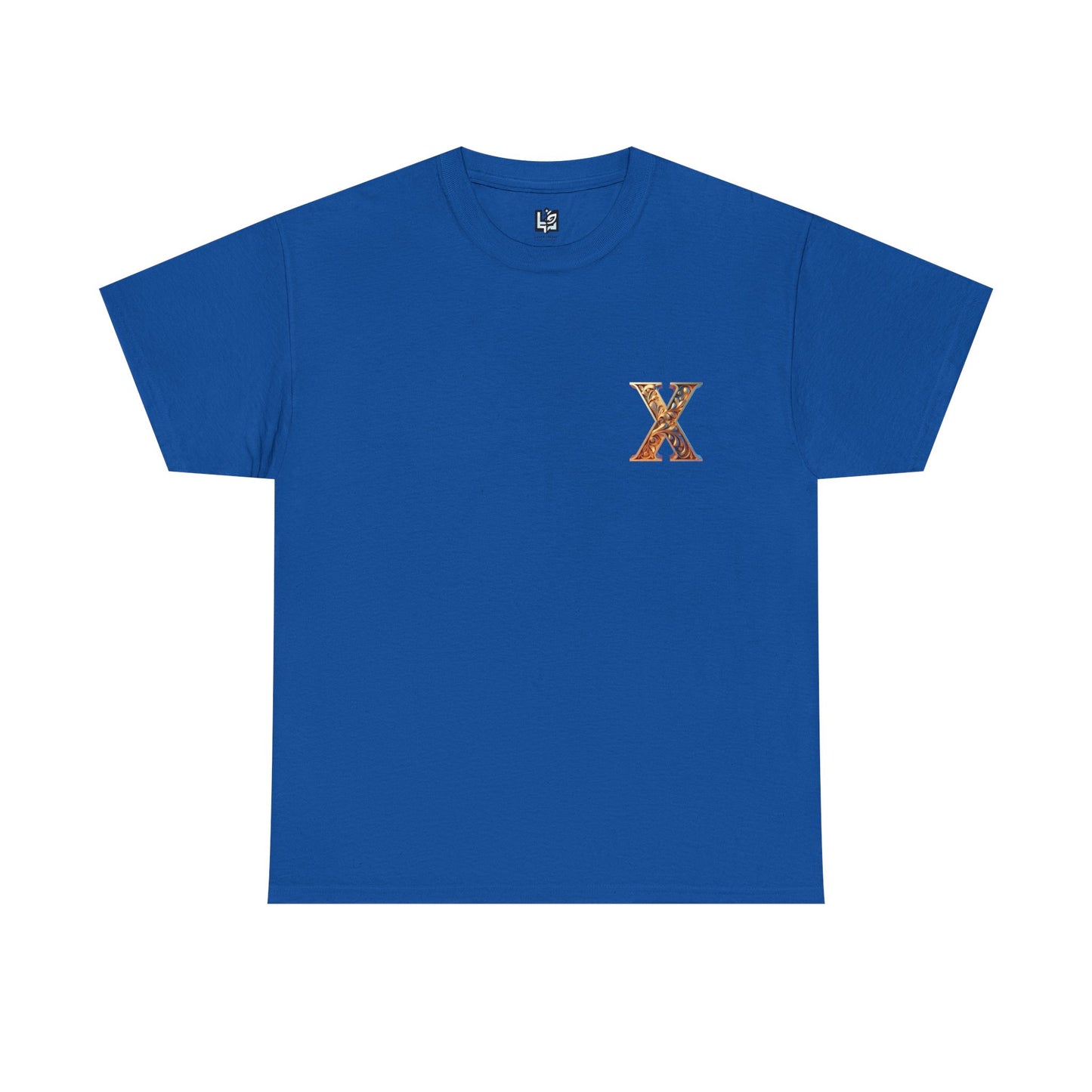 Unisex Heavy Cotton Tee - Stylish 'X' Graphic Shirt for Everyday Wear