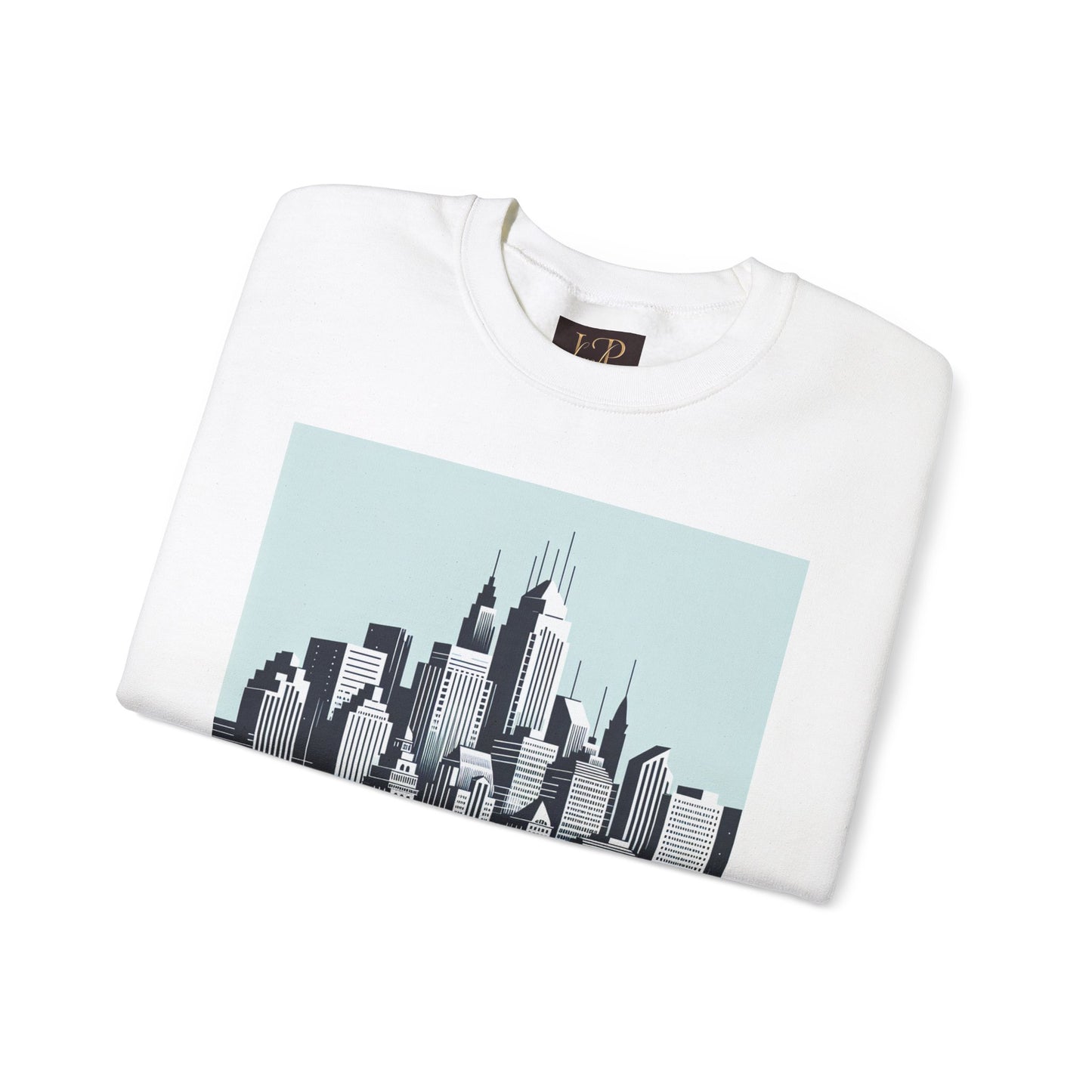 Cityscape Unisex Heavy Blend™ Crewneck Sweatshirt - Cozy Urban Vibes