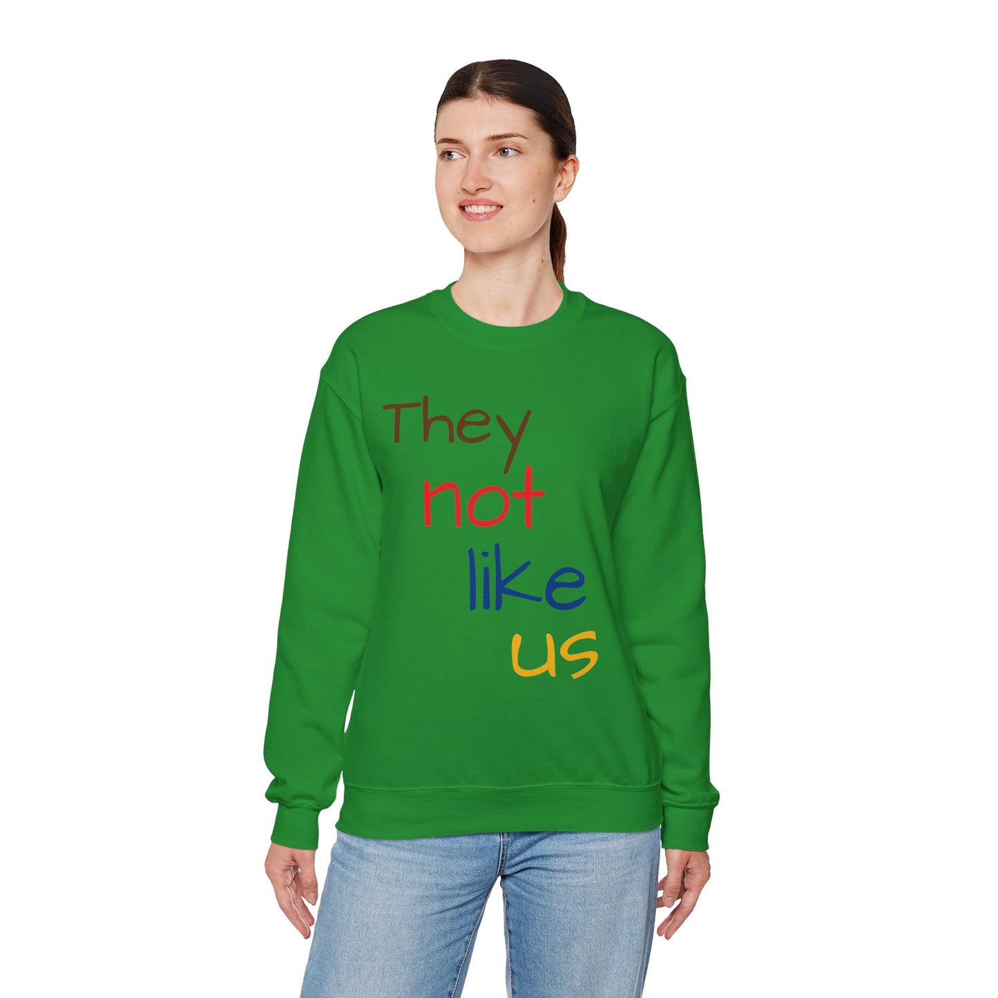 Unisex Crewneck Sweatshirt - ‘They Not Like Us’ Statement Apparel