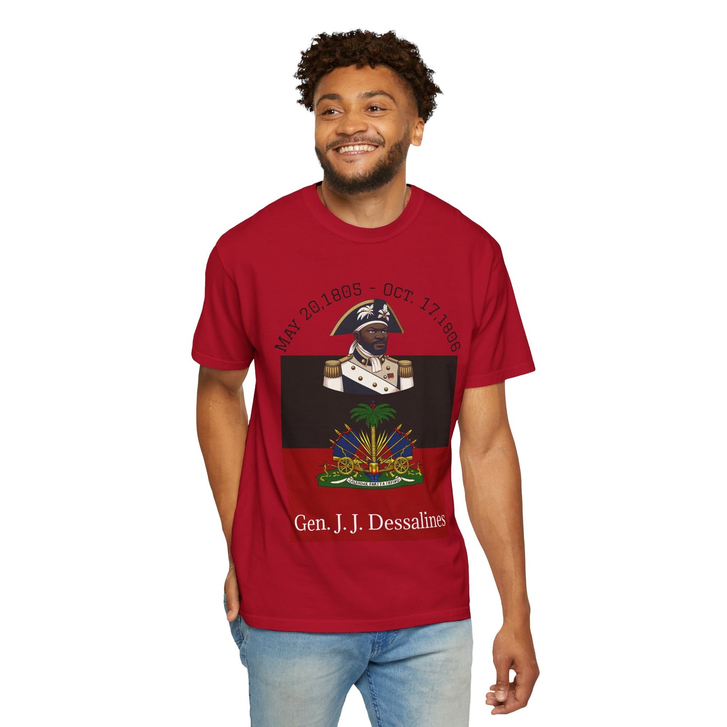 Gen. J.J. Dessalines T-Shirt, Historical Figure Tee, Haitian Revolution Apparel, Unisex Cotton Tee, Gift for History Buffs, Casual [...]