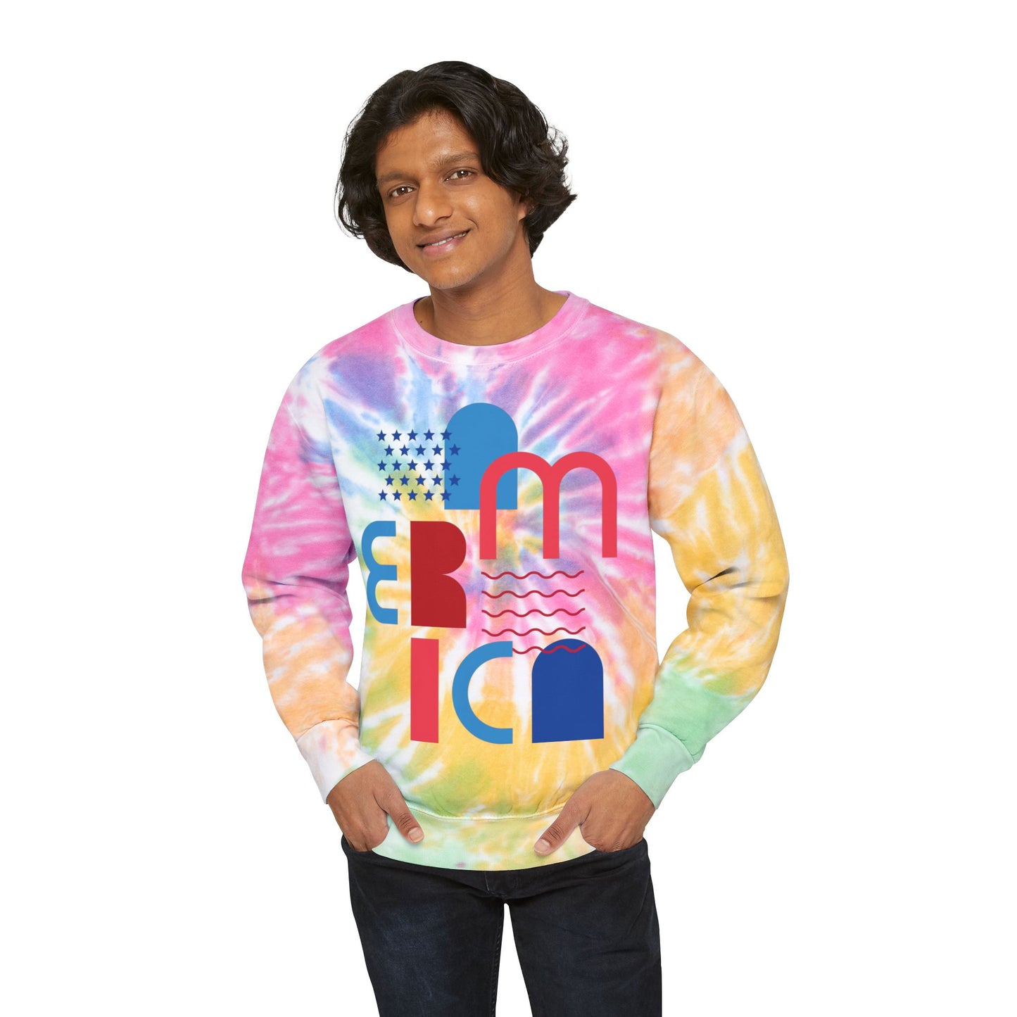 Unisex Tie-Dye Sweatshirt – Perfect for all body types