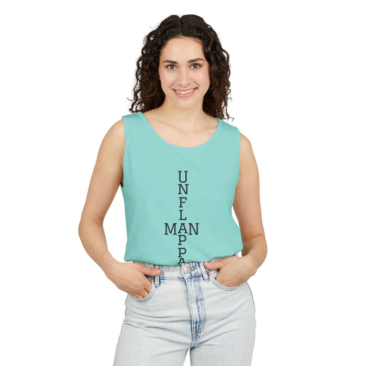 Unisex Inspirational Tank Top - Unflappable, Summer Apparel, Vacation Wear, Casual Gift, Fitness Gear