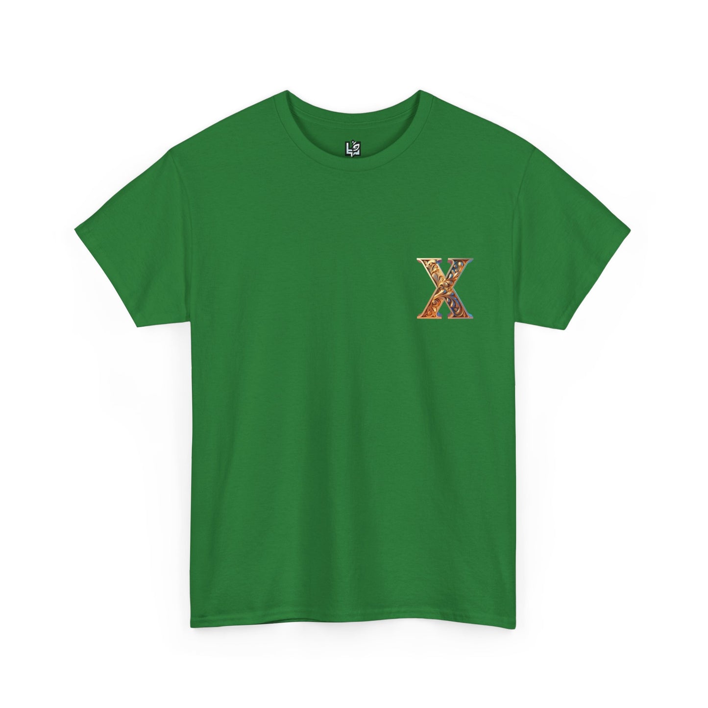 Unisex Heavy Cotton Tee - Stylish 'X' Graphic Shirt for Everyday Wear