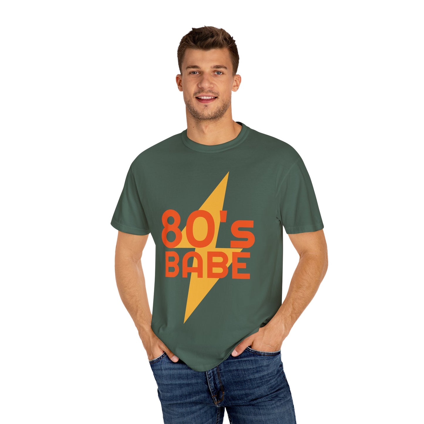 Retro 80's Babe Unisex Garment-Dyed T-Shirt