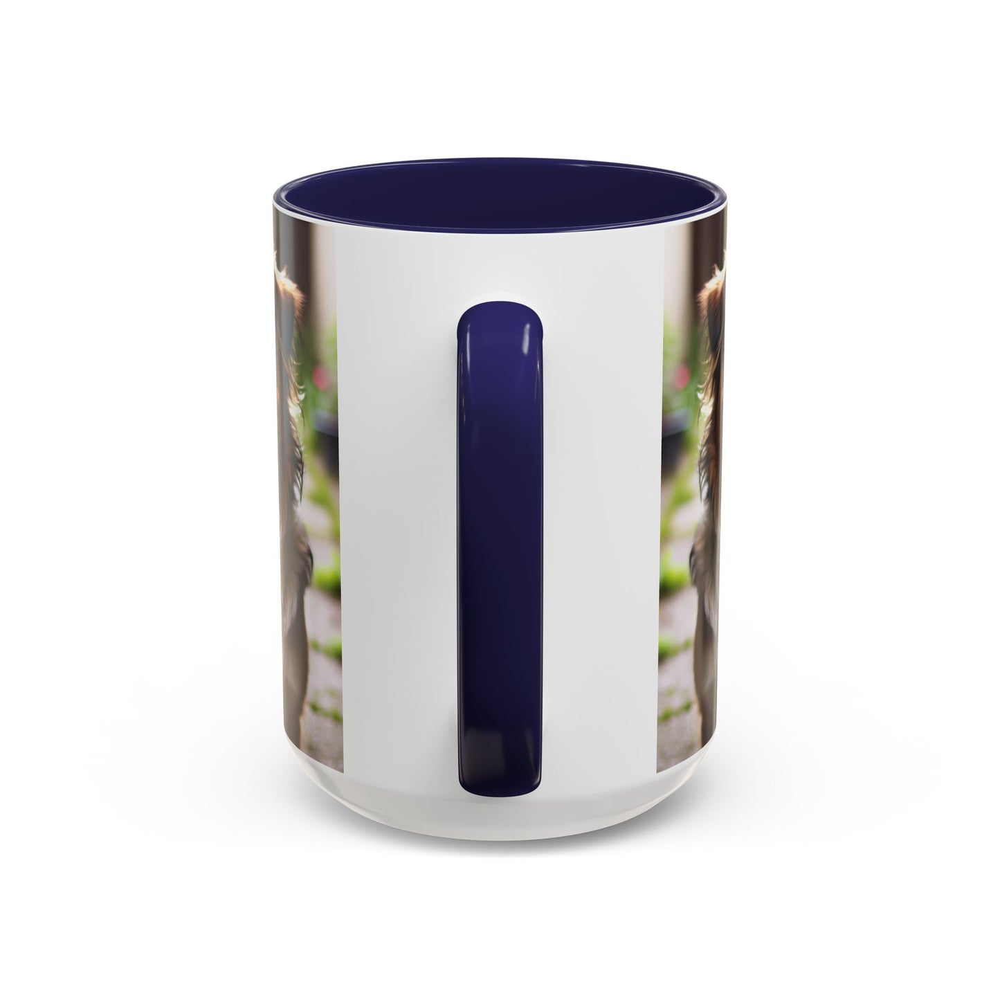 Happy Dog Graphic Accent Coffee Mug | Perfect for Pet Lovers