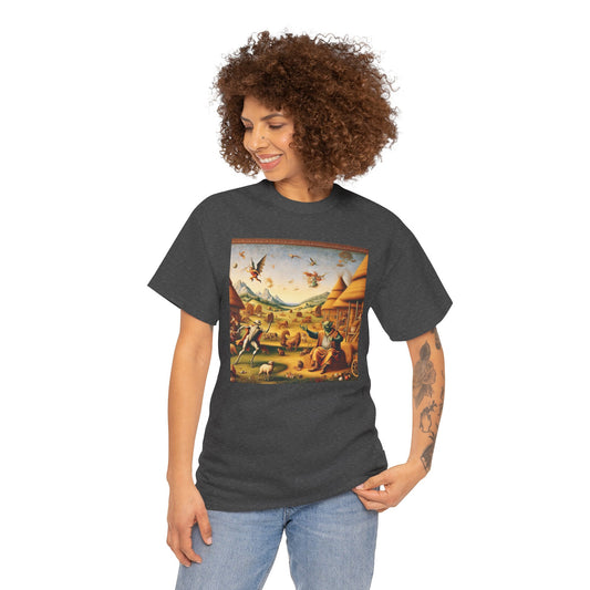 Artistic Unisex Heavy Cotton Tee - Ideal for Art Lovers and Casual Wear