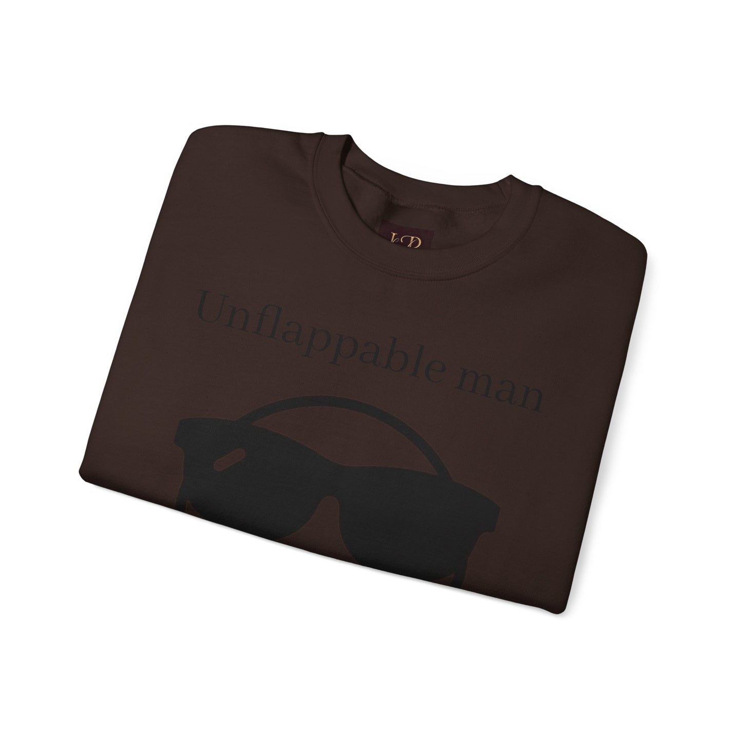 Unflappable Man Crewneck Sweatshirt - Cool & Comfortable Apparel