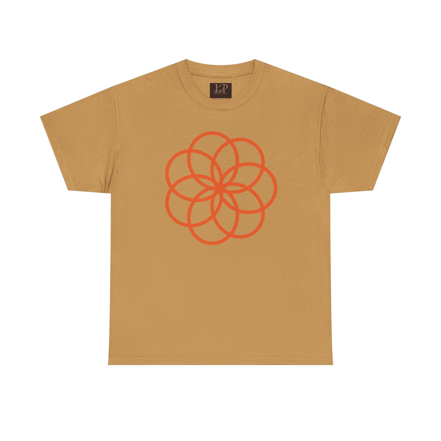 Flower Power Unisex Heavy Cotton Tee - Casual Graphic Shirt for Everyday Wear