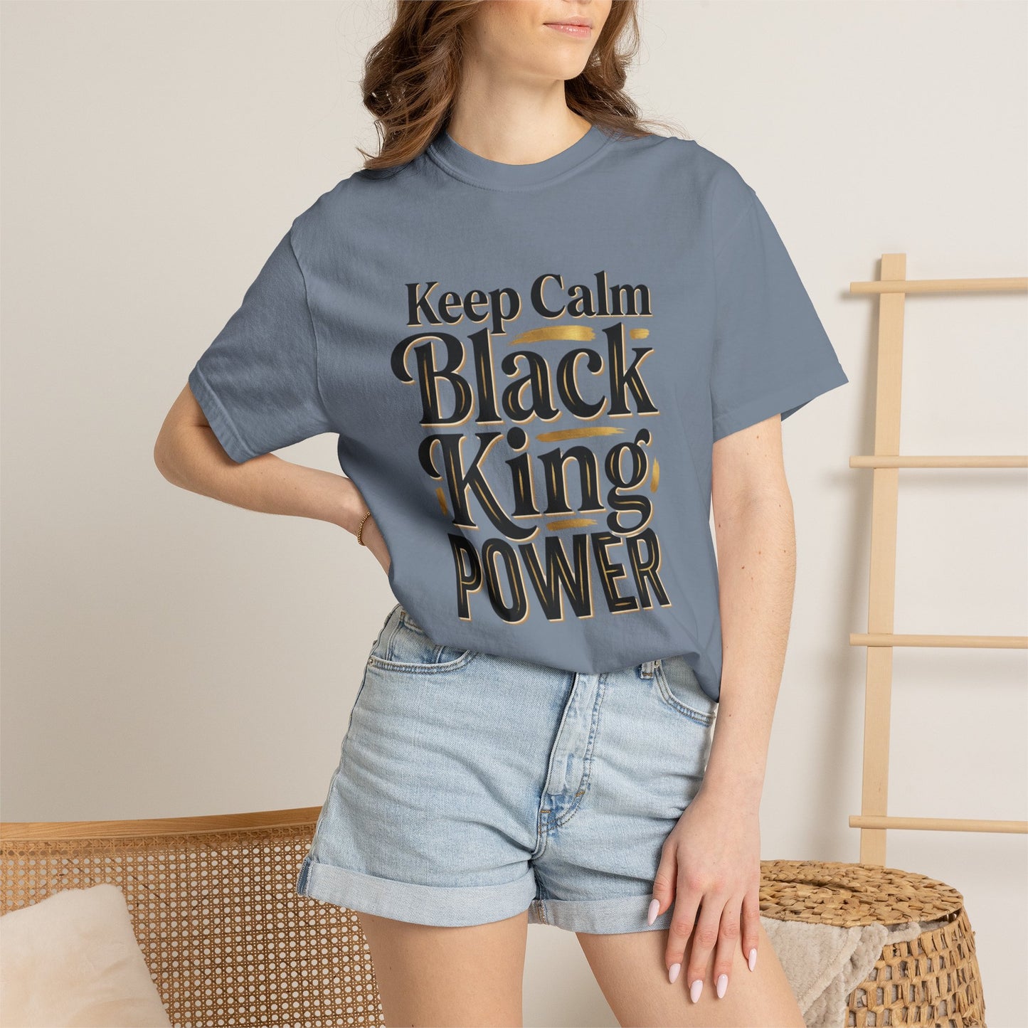 Keep Calm Black King Power T‑Shirt