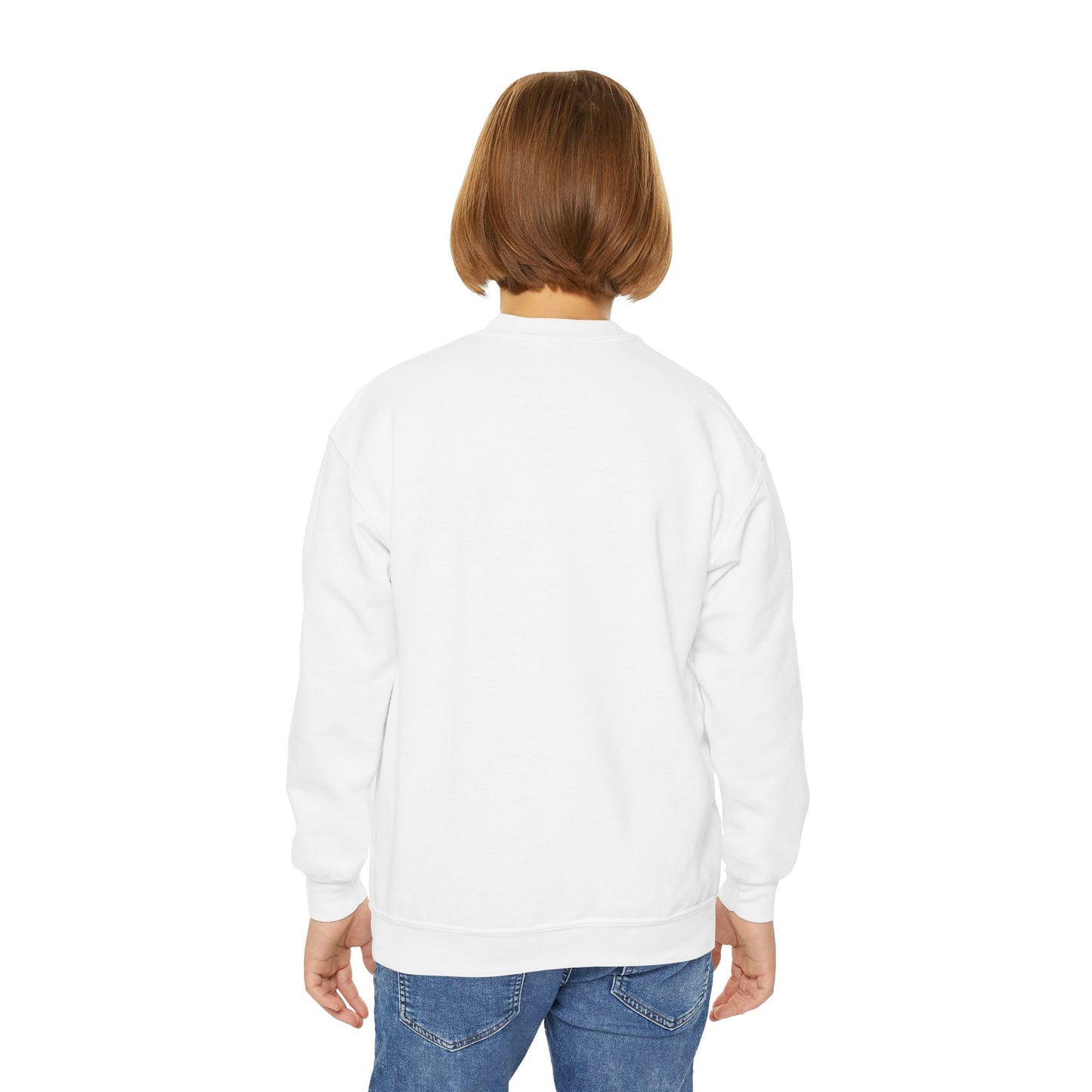 Youth Sweatshirt — Cute Cartoon Kawaii Cats & Bunny Graphic