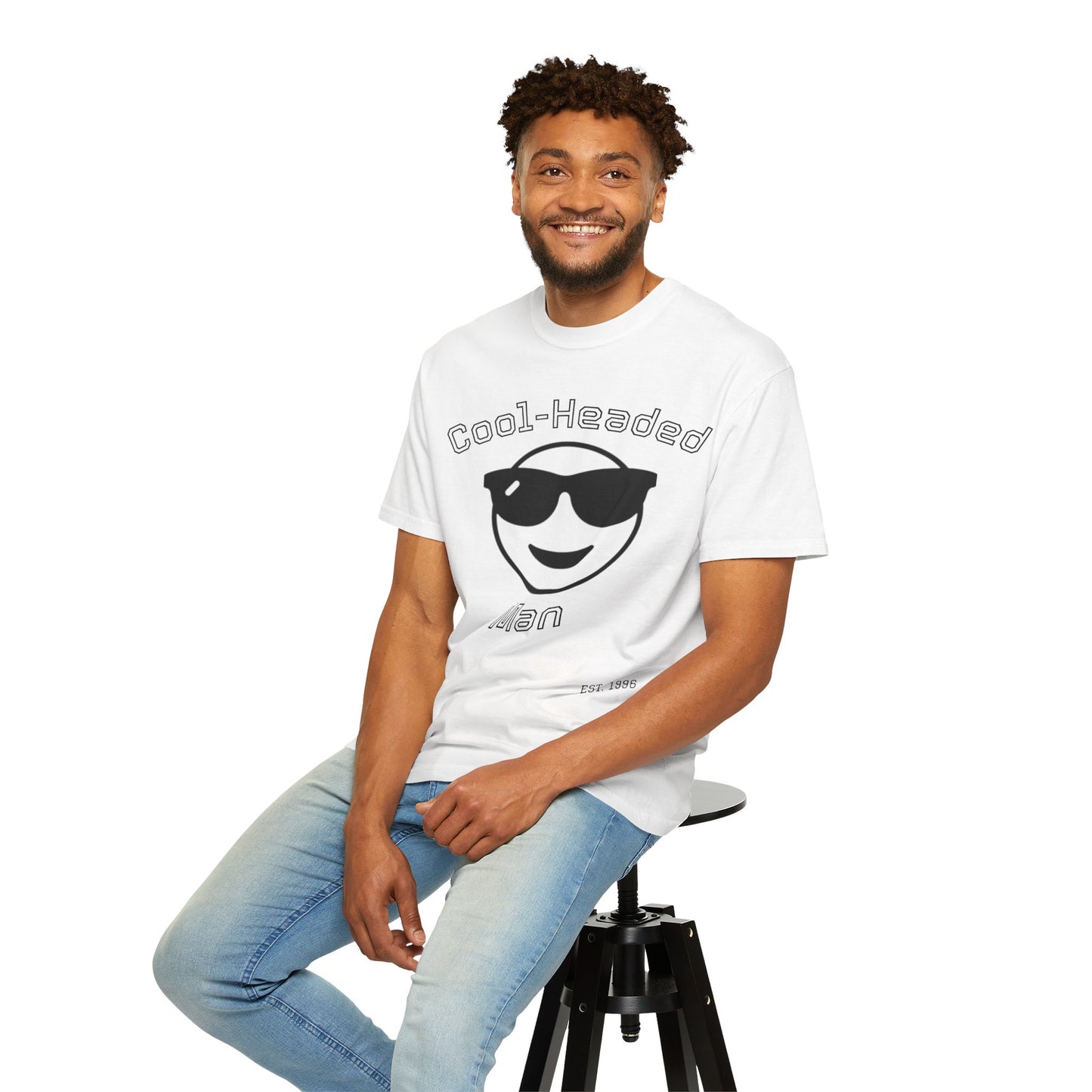 Cool-Headed Unisex T-Shirt, Funny Graphic Tee for Men, Cool Guy Gift, Summer Outfit, Casual Wear, Birthday Presents