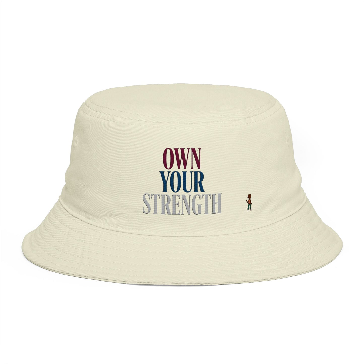 Own Your Strength Bucket Hat — Empowerment Embroidered Sun Hat