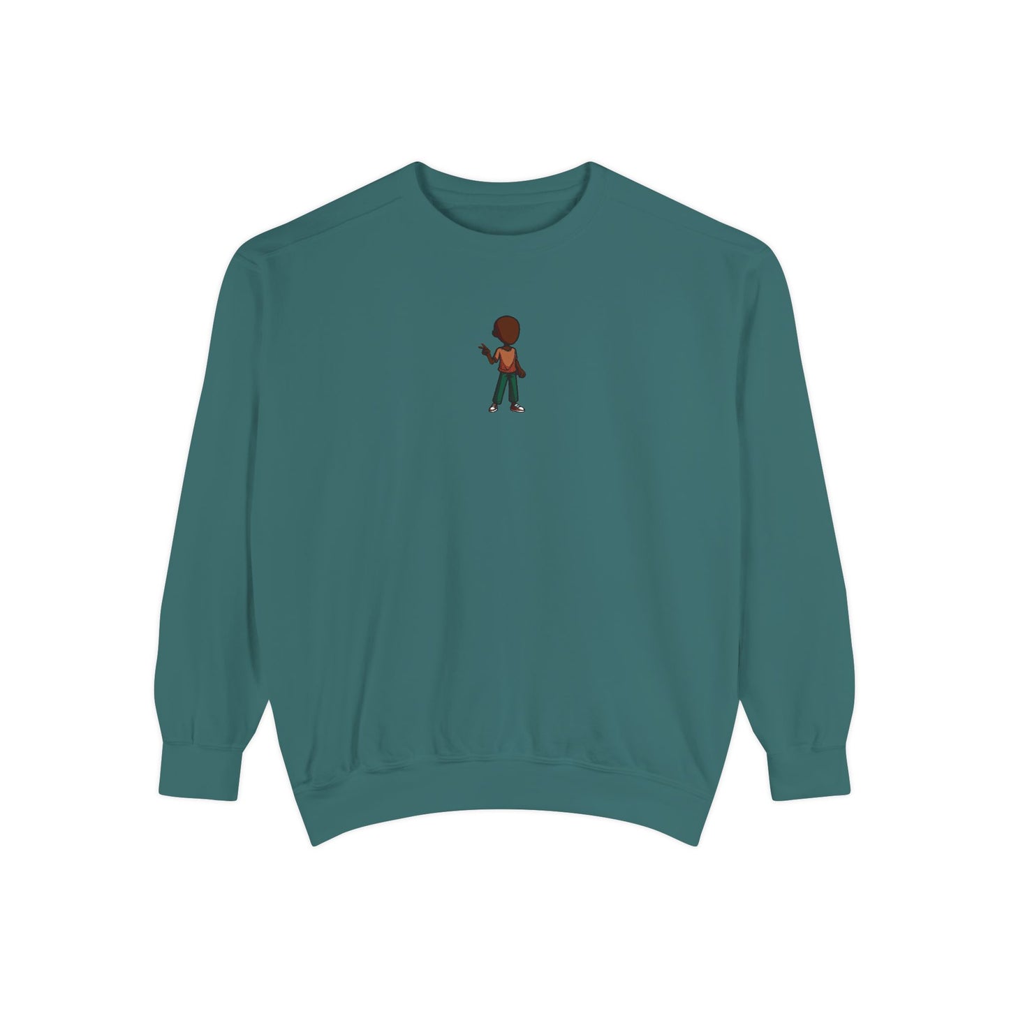 Sweatshirt — Little Guitarist Illustration Crewneck