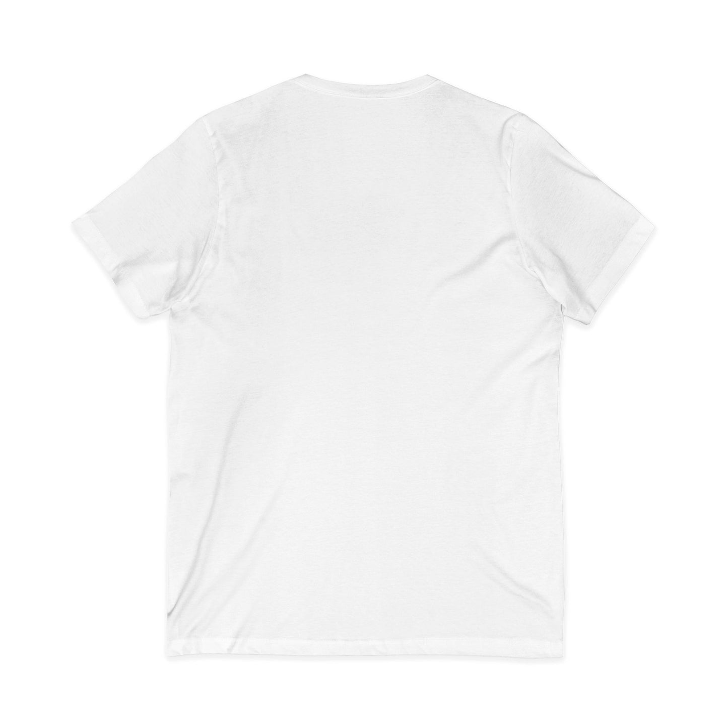 The Unflappable Man V-Neck Tee — Funny Resilient Guy Graphic Shirt