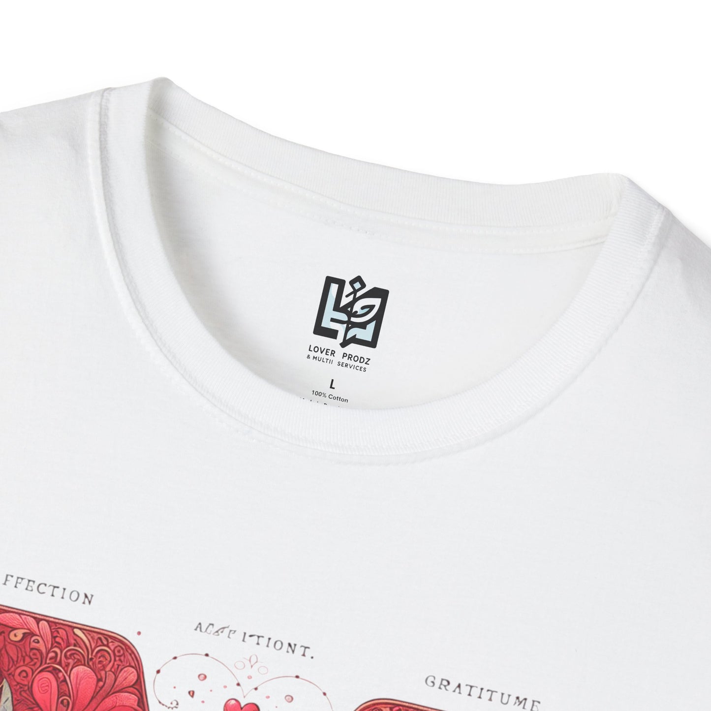 Floral Letter 'M' Unisex Softstyle T-Shirt - Perfect for Celebrations and Self-Expression