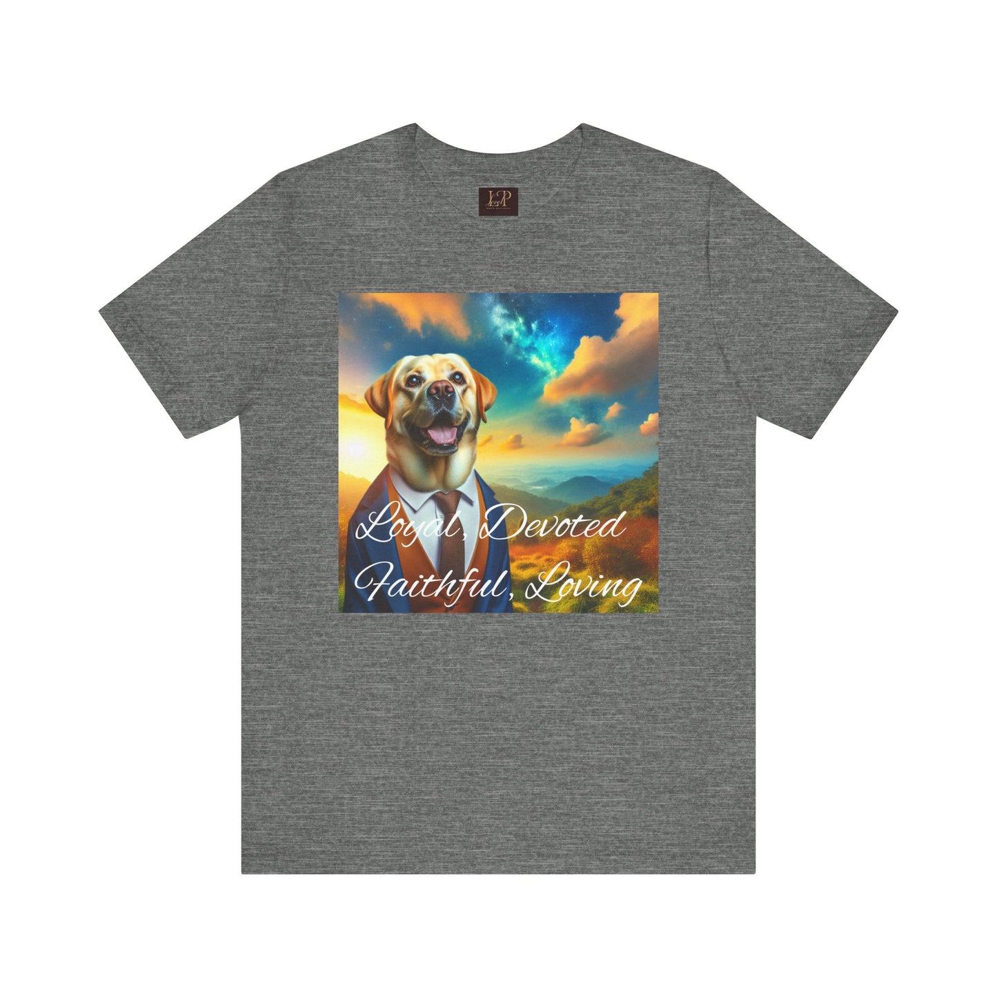 Labrador Love Unisex Jersey Tee - Devoted & Faithful Design