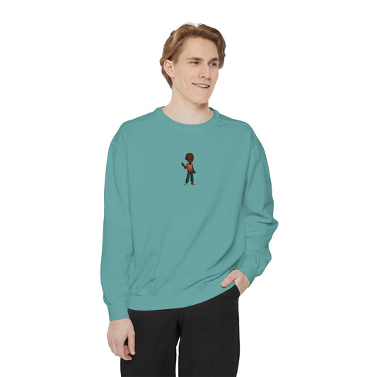 Sweatshirt — Little Guitarist Illustration Crewneck