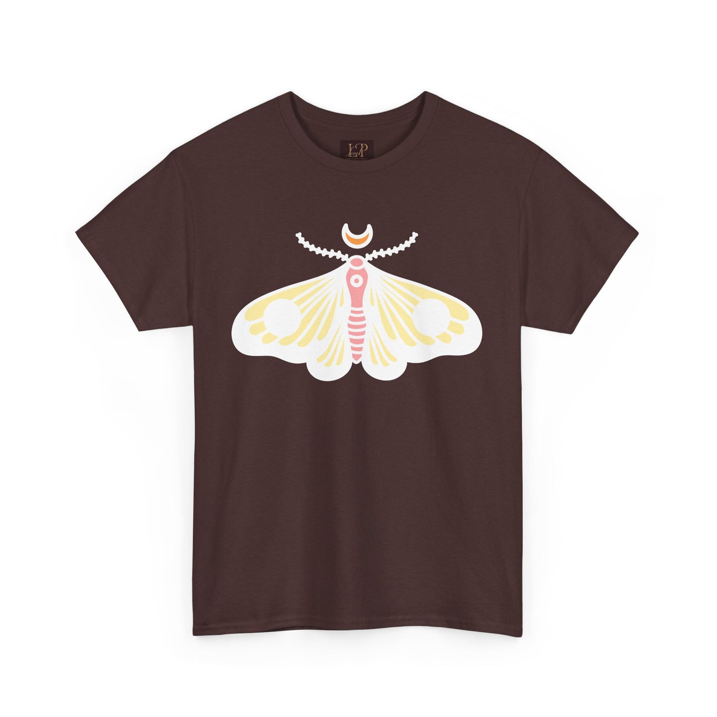 Dreamy Moth Unisex Heavy Cotton Tee - Soft & Stylish