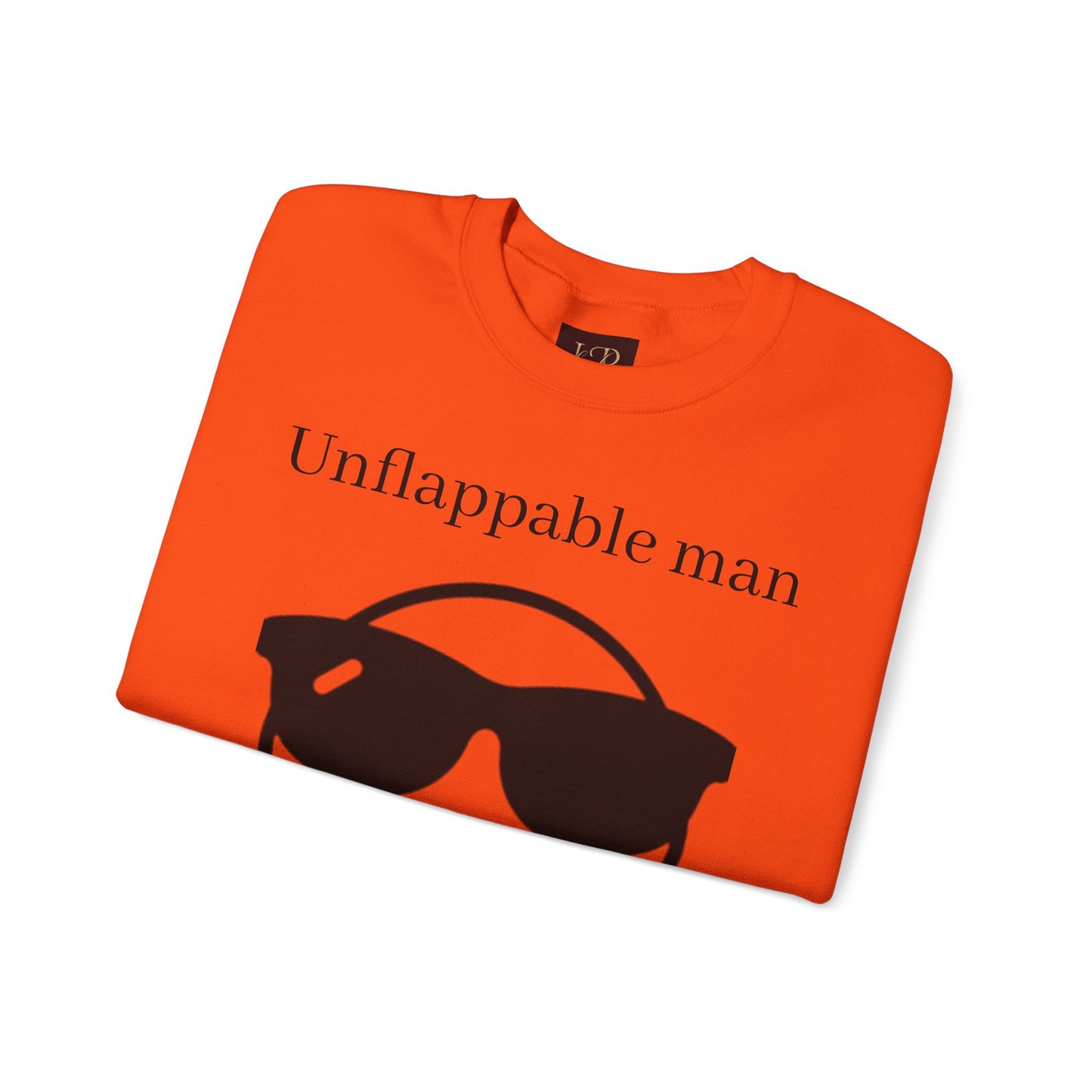 Unflappable Man Crewneck Sweatshirt - Cool & Comfortable Apparel